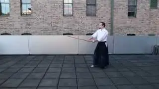 Aikido - Ken (Sword) Suburi (1-7)
