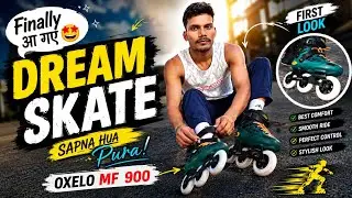Finally Mera Dream Skates Aa Gye🫣 // Oxelo MF 900 Unboxing