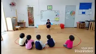 [Hana] Ôn lại trò chơi : Gieo hạt. Tập bài tập khởi động : đi theo vòng tròn.