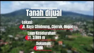 Tanah Dijual  Cijeruk,Bogor - View Gunung Salak