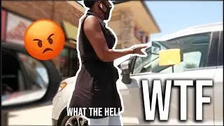 Throwing cheese at cars in public