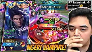 DUET BARENG R7! DIA KAGET LIAT ALUCARD VAMPIRE TEROBOS TURRET BARBAR 😱 | MLBB
