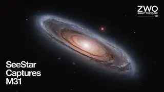 M31 Andromeda Imaged with the ZWO SeeStar S50 Smart Telescope.