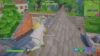 Queen Katelyn Renae doing Queen things in Fortnite.
