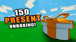 I OPENED 150 CHRISTMAS PRESENTS! Roblox Islands