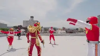 Garyudo Summon DynaRed, ChangeDragon and Red Mask