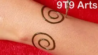 Diwali2021 Special Girlish Mehndi Design 9T9 Arts||Gulf Henna Design||Dubai Pattern Mehendi||Mehandi