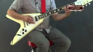 Gibson Custom 70's Flying V Stop Bar VOS Electric Guitar Classic White
