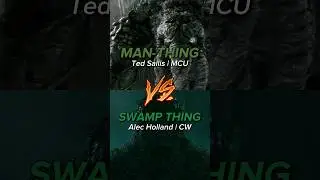 MCU Man-Thing vs CW Swamp Thing | #shorts #trending #manthing #vs #swampthing #mcu #cw #afterdark