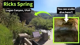 Ricks Spring (Logan Canyon, Utah) July 2023. A quick stop on your way to Bear Lake! + Scuba Diving!?