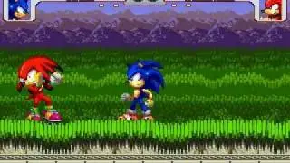 Sonic vs Knuckles MUGEN Battle!!! (Rivals)