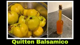 Quitten Balsamico selber machen | intensiver Quittenessig | Selbstversorgung: Quitte