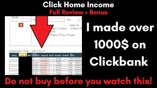 Click Home Income V 2.0 Full review of the Bonuses | Do not buy Click Home Income before you watch!