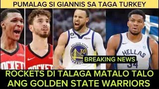 Hindi umaatras si Giannis vs Turkey! Rockets di talaga kaya ang Golden State Warriors