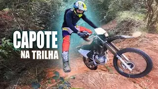 DEU RUIM NO MORRO DO DESAFIO NA TRILHA DE MOTO | Ft. Wellington Garcia