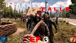BATTLE FOR THE SATELLITE BUILDING! - Darkness Falls Mod - 7 Days to Die A20