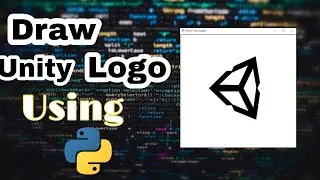 draw unity logo | unity 3D logo | using Python turtle
