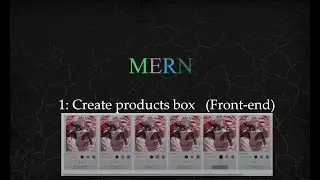 MERN FullStack || create shopping list card react.js (front-end) part1 course