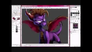 MySpyro speedpaint [GIMP]