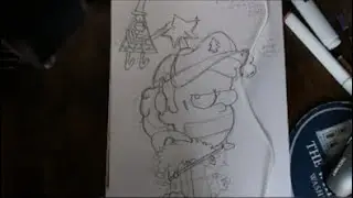 Doing Christmas themed Gravity Falls fanart