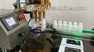 Desktop Automatic Plastic Round Spray Bottle Screw Capper Lid Capping Machine