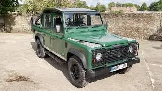 2004 land rover defender 110 TD5 doublecab for sale walkaround + engine running