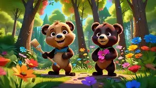 Five Baby Bears Learn Colors Bright + More Nursery Rhymes & Kids Songs