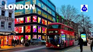 Walking THE Most Expensive Streets of London | Mayfair & Oxford Street | 4K HDR Winter Walk