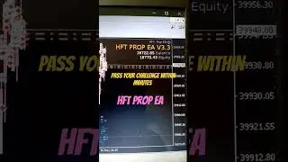 HFT PROP EA V3.3  | High Frequency Trading | Best HFT bot ever #hft #forex #highfrequencytrading