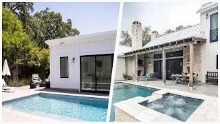 75 Farmhouse Backyard Pool Design Ideas You'll Love 😊