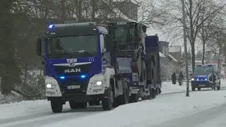 [Schneesturm Elli] Amtshilfe Fachgruppe R&auml;umen THW OV Emden nach Westerholt 