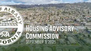 Housing Advisory Commission - September 3, 2025