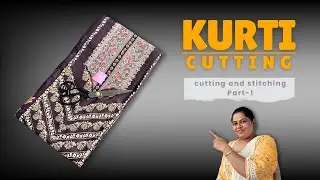 Easy kurti cutting full detail video step by step | Kurti cutting and stitching #part_1 |