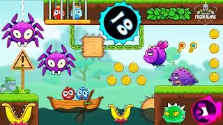 Red and Blue - Ball Heroes | Part 1 - Levels 1-10 | Android Gameplay WFG