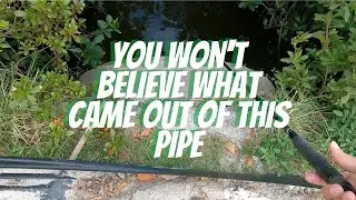 Fishing drain Pipe for Monster!!!