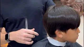 Passo a passo como cortar cabelo de criança todo na tesoura