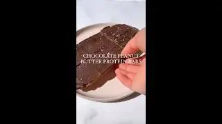 Chocolate peanut butter protein bars 😍🍫🥜 #shorts #vegan #veganrecipes #healthyrecipes #glutenfree