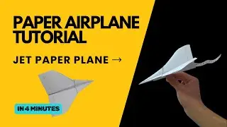 Jet paper plane | Paper Airplane Tutorial ✈️ | Make a Paper Plane That Flies Far and High