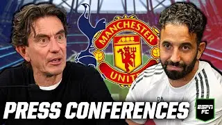 🎙️ Thomas Frank & Ruben Amorim react to Tottenham vs. Manchester United | ESPN FC