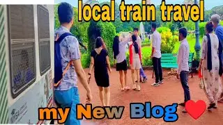 Local Train Se Tourist Safar | Budget Travel India   | Mumbai Local Train Travel Blog 