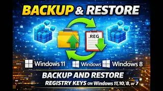 How to Backup and Restore Registry Keys on Windows 11, 10, 8, or 7 | GearUpWindows Tutorial