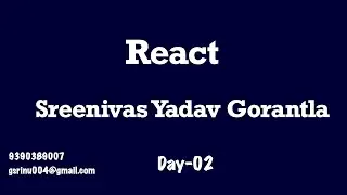 React  Day 02