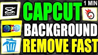 Remove Background Capcut (2025)