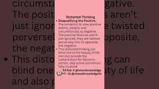 4 Distorted Thinking Habits that Can Ruin Your Life- Tonya Mead PhD