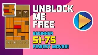 Unblock Me FREE Beginner Levels 51 to 75 Walkthrough [100% Perfect!]