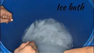 Ice bath The ultimate challenge: My first ice bath 🥶