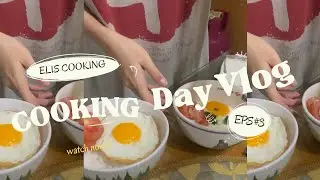 Daily Cooking Vlog #3 | Rice Bowl Terong & Telur Ceplok | Simple Lunch