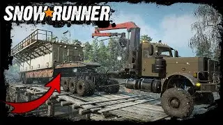 SnowRunner - Region- The Bog Remastered Extreme Mud- Massive Construction Trailer Delivery!!