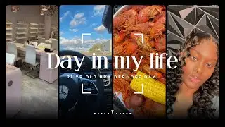 VLOG:DAY IN LIFE OF A BRAIDER (OFF DAY)🤍 PEDICURE,SEAFOOD DATE,BIBLE STUDY,CAR WASH🎀