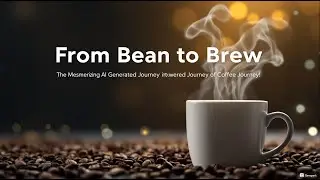 From Bean to Brew: The Mesmerizing AI-Generated Journey of Your Coffee! #ai #aiart